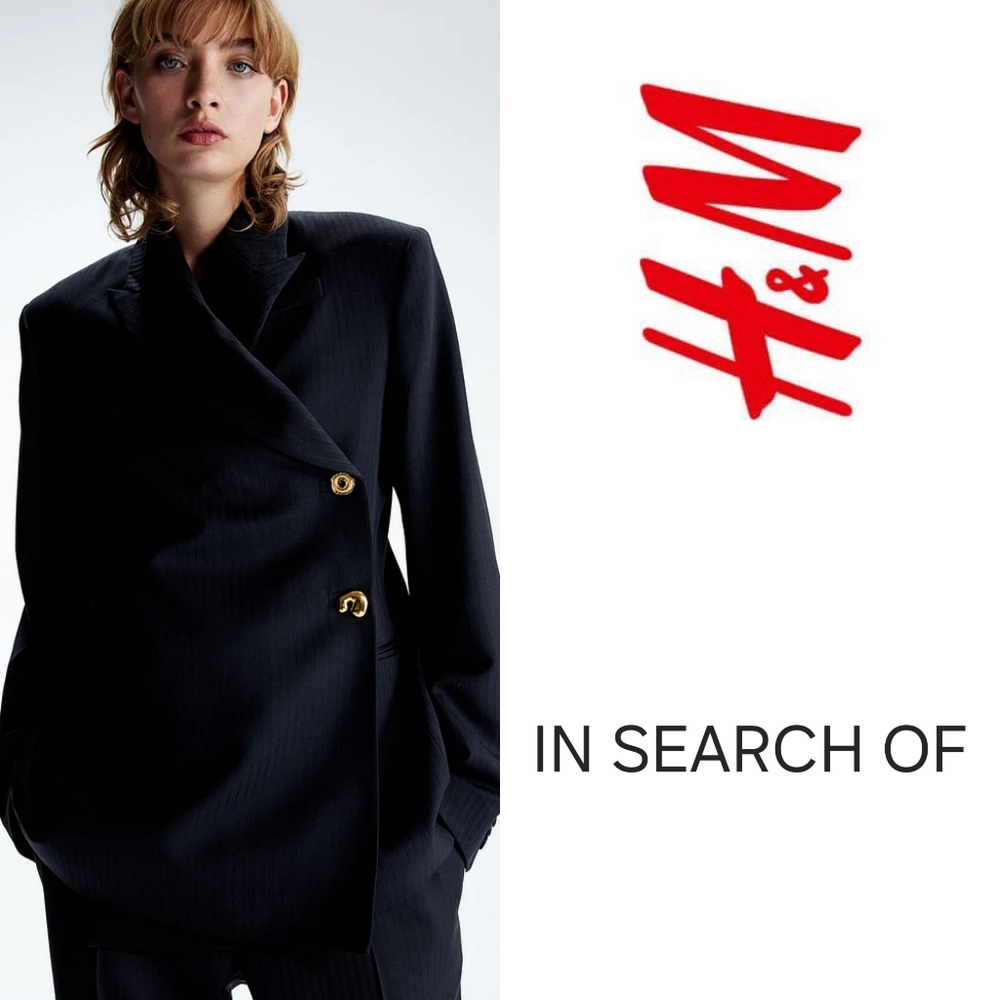 ✦ ISO ✦ ISO ✦ H&M Wool Blend Statement Button Jacket